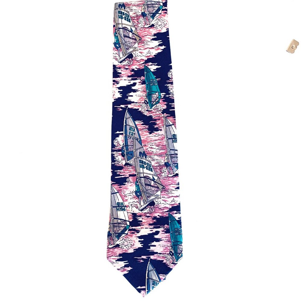 Elevate Your Style: Robert Talbott  Nautical Sailboats 100% Silk Hand Sewn Tie